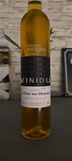 Sydvestfrankrig Jurançon Domaine Cinquau La Part des Hommes 2012