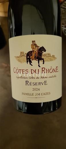 Rhône-dalen Côtes-du-Rhône Famille J-M Cazes Réserve 2024
