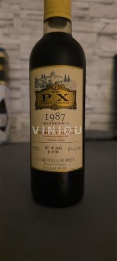 Andalousie Montilla-moriles Bodegas Toro Albalá Don PX Gran Reserva 1987