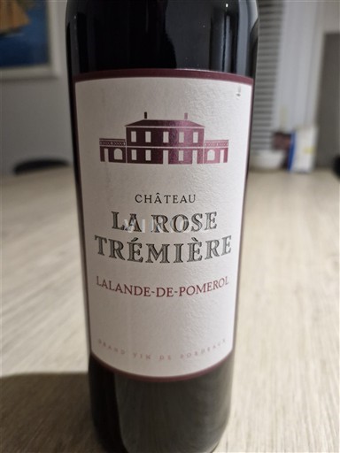 Bordeaux Lalande-de-Pomerol Château La Rose Trémière Ikke årgangsbestemt