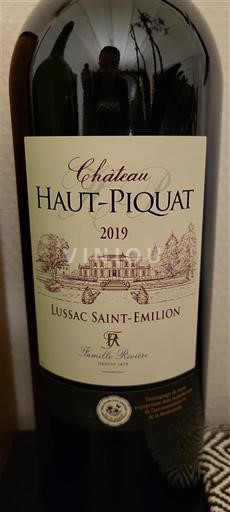 Bordeaux Lussac-Saint-Émilion Château Haut-Piquat 2019