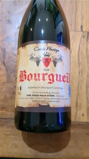 Valle del Loira Bourgueil Earl Obigeois Pascal et Edith Prestige 2024