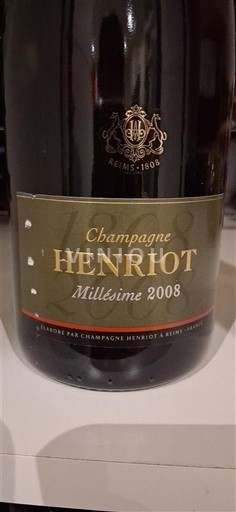 Champaña Champán Henriot Millésime 2008