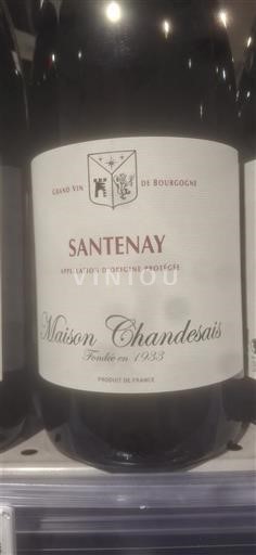 Burgundi Santenay Maison Chandesais 2016