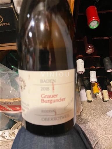Baden Oberrotweil Grauer Burgunder Réserve 2018