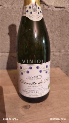Valle del Rodano Clairette de Die Domaine Les Genêts Tradition Senza annata