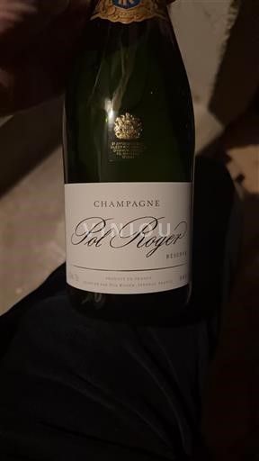 Vinhos Espumantes Blanc brut Réserve Pol Roger 2025 França Champanhe AOC