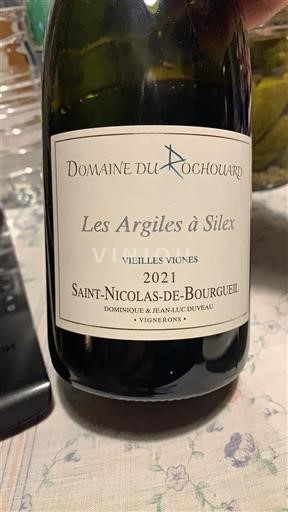 Vallée de la Loire Saint-Nicolas-De-Bourgueil Domaine Rochouard Les Argiles à Silex 2021