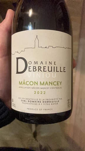 Burgundi Mâcon ja Mâcon-kylät Domaine Breuille 2022