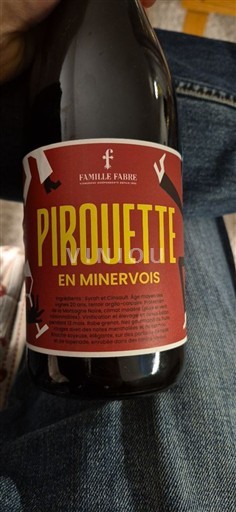 Langvedok Minervois Famille Fabre Pirouette 2022