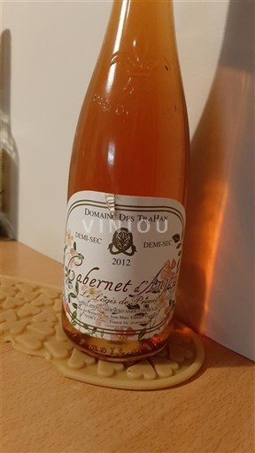 Loire Valley Cabernet d'Anjou Domaine S Trahan 2012