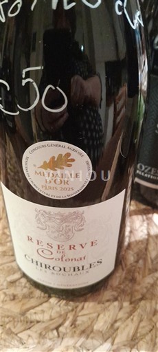 Beaujolais Chiroubles Colonnat Réserve de Colonnat 2024