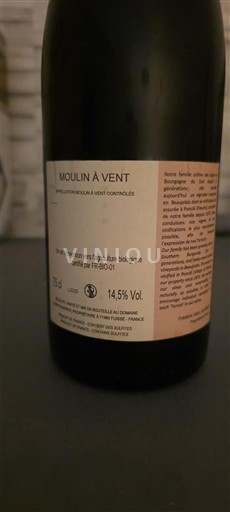 Beaujolais Moulin-à-vent Domaine Richard Rottiers 2020