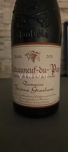 Rhône Valley Châteauneuf-du-Pape Domaine Jérôme Gradassi 2011