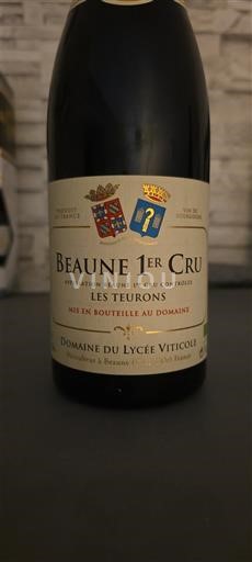 Burgundi Beaune Premier Cru Domaine Lycée Viticole Les Teurons 2017