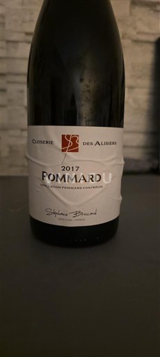 Bourgogne Pommard Closerie des Alisiers 2017