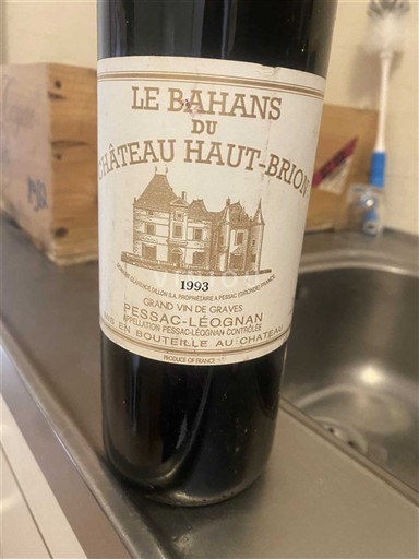 Bordeaux Pessac-Léognan Château Haut-Brion Le Bahans du Château Haut-Brion 1993