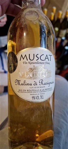 Corse Muscat-du-cap-corse Mulinu di Rasignani Không niên vụ