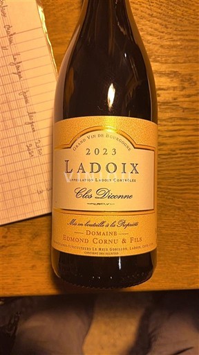 Bourgogne Ladoix Edmond Cornu & Fils Clos Diconne 2023