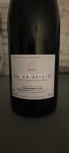 Bourgogne Chassagne-montrachet Christian Bergeret et Fille 2019