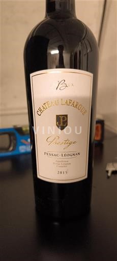 Bordeaux Pessac-Léognan Château Lafargue Prestige 2015