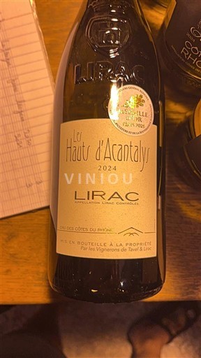 Rhônen laakso Lirac Les Hauts d'Acantalys 2024