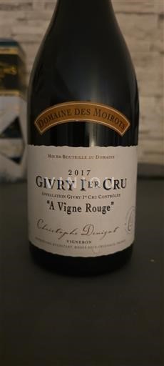 Borgonha Givry Premier Cru Domaine S Moirots À Vigne Rouge 2017