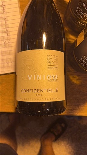 Thung lũng Rhône Lirac Château Saint Roch Confidentielle 2022