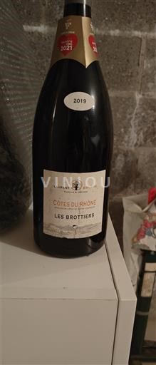 Rhônedalen Côtes du Rhône Laurent Brotte Les Brottières 2019