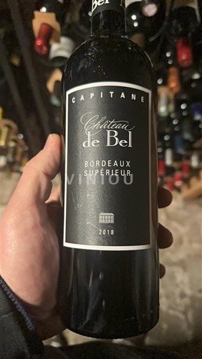 Bordeaux Bordeaux Supérieur Château Bel Capitane 2018