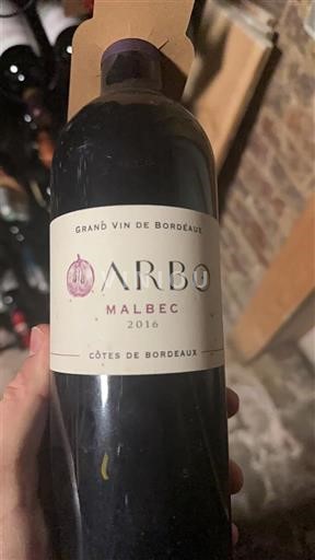 Bordeaux Côtes-de-Bordeaux Darbo Malbec 2016