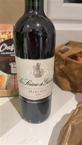 Bordeaux Margaux Château Giscours La Sirène de Giscours 2009