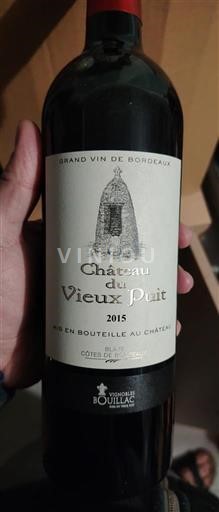 Bordeaux Côtes-de-bourg Château Vieux Puit 2015