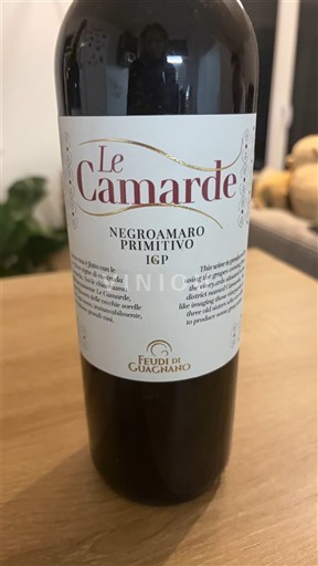 Pouilles Salento Feudi di Guagnano Le Camarde 2021