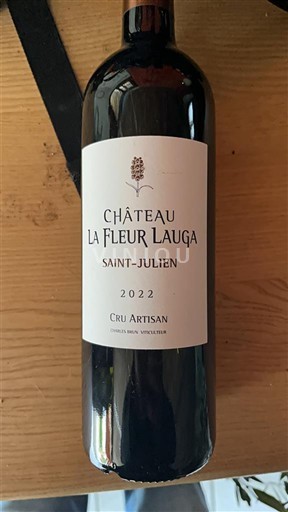 Burdeos Saint-Julien Château La Fleur Lauga Cru artisan 2022