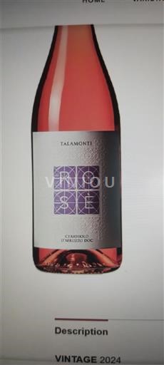 Abruzzo Määrittelemätön Talamonti Rosé 2024