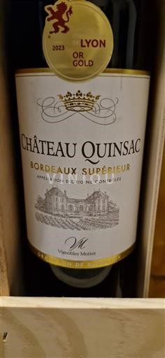 Bordeaux Bordeaux Supérieur Château Quinsac 2023