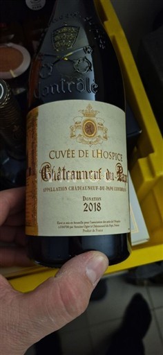 Valle del Rodano Châteauneuf-du-Pape Château Hospice de Châteauneuf-du-Pape de l'Hospice 2018
