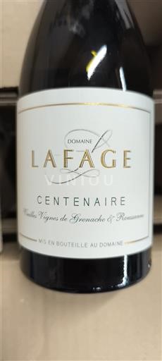 Roussillon Côtes-du-roussillon Lafage Centenaire 2024