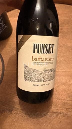Piedmont Barbaresco Punset 2015