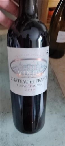 Bordeaux Pessac-Léognan Château France 2016