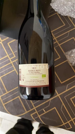 Bourgogne Mercurey Domaine La Monette Le Meix Martin 2022