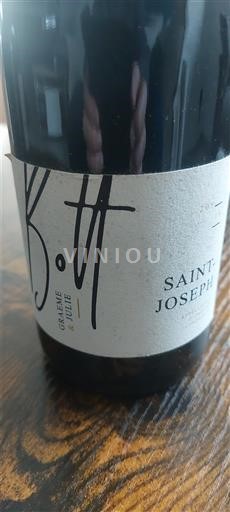 Rhône-dalen Saint-Joseph Domaine Bott Grainé & Vieille 2019