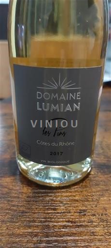 Rhône Valley Côtes-du-Rhône Domaine Lumian Les Pins 2017