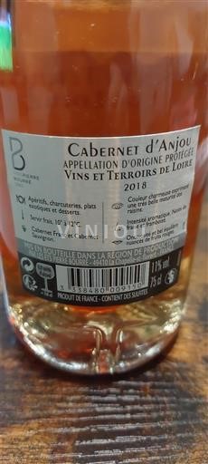 Loire Valley Cabernet d'Anjou Vins et Terroirs de Loire 2018