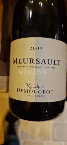 Burgundija Meursault Rodolphe Demougeot 2007