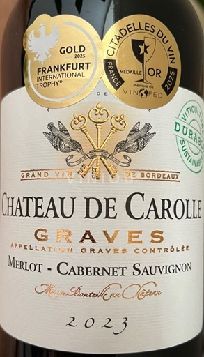 Bordeaux Graves Château Carolle 2023