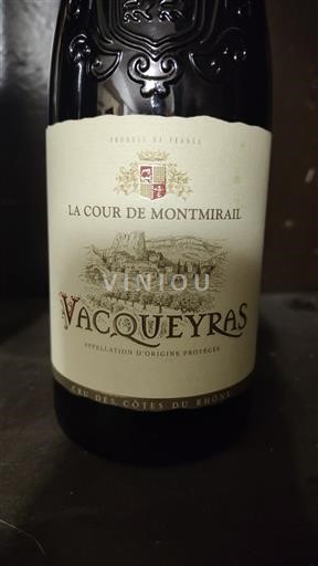 Rhônedalen Vacqueyras La Cour de Montmirail 2019