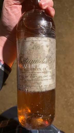 Bordeaux Sainte-Croix-Du-Mont Château Des Comtes 1986