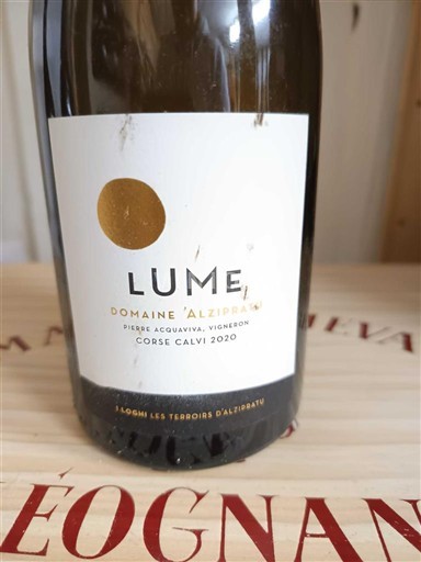 Corsica Calvi Domaine Alzipratu Lume 2020